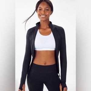 Fabletics | Luciana Zip-Up Jacket Black Size XS NWT